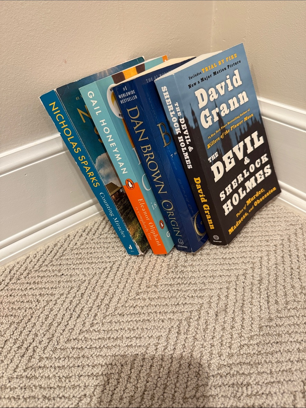 Bundle of Four Assorted Books - Fictional Literature from Well Known Authors.